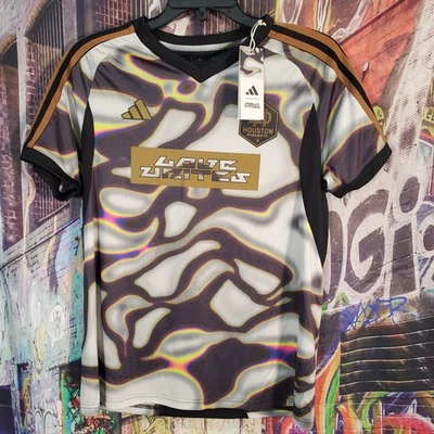 Camiseta de fútbol Adidas Houston Dynamo Love Unites JE9128 para mujer mediana nueva (C34) Foto 1 de 4