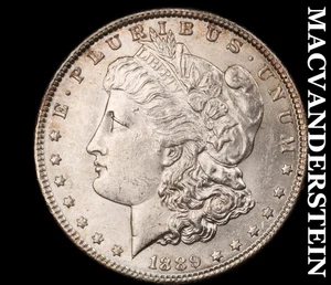 1889 Morgan Dollar - Choice Gem Brilliant Uncirculated+++ Lustrous #D5680 - Picture 1 of 2