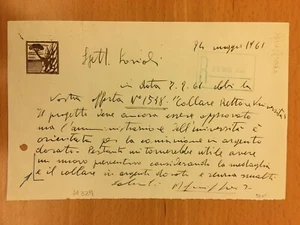 Lettera autografa di Armando Giuffredi - Bild 1 von 1