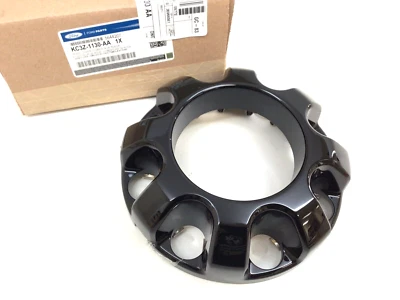 OEM new Ford F250 F350 Super Duty Gloss Black Front Center Wheel Cover Hub Cap - Image 1 of 4