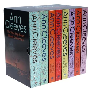 Ann Cleeves Novels TV Vera Stanhope Series Collection 8 Books Set TV series - Picture 1 of 5