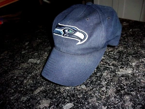Seattle Seahawks Adjustable Hat Baseball Cap NFL Embroidered - Picture 1 of 4