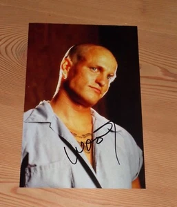 Rar! WOODY HARRELSON Originalautogramm GROSSFOTO! Natural Born Killers - Picture 1 of 1