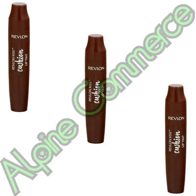 *3-Pack* Revlon Kiss Cushion Lip Tint Lipstick 280 Chocolate Pop - Image 1 of 3