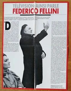 FEDERICO FELLINI affiche originale 80x60 - Photo 1/1