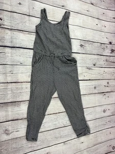 Girls Old Navy Size XS 5 Jumpsuit Romper Sleeveless Black White Stripes - Picture 1 of 11