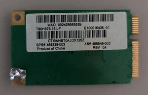 HP G60-244DX Laptop WLAN WiFi Card (Part 459339-003) - Picture 1 of 2