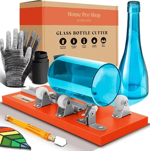Taglia Bottiglie Di Vetro Per Progetti Fai Da Te, Kit Con Accessori Di Sicurezza - Foto 1 di 7
