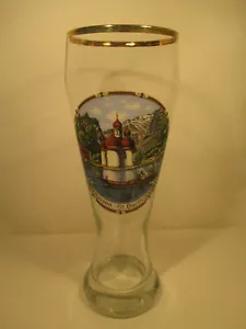 Weizen Andenken Bierglas Weizenbierglas Königssee Sankt Bartholomä Bayern alt - Bild 1 von 8