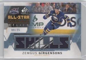 2015-16 SP Game-Used Platinum Blue /25 Zemgus Girgensons #AS-ZG Patch