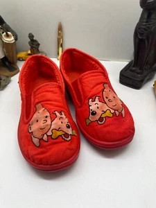 VINTAGE PAIRE DE CHAUSSONS TINTIN ET MILOU - Imagen 1 de 5