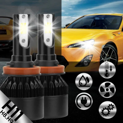 Kit 2 Bombillas H11 6000K LED 3600W 540000LM Combo Set Faro Luz Alta Baja Foto 1 de 4