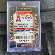 2022 Leaf In The Game Used Sports Shohei Ohtani Big Ticket Rookie Relic Angels