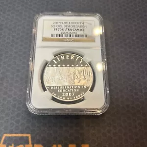2007 P NGC Little Rock S$1 School Desegregation PF70 Ultra Cameo - Picture 1 of 2