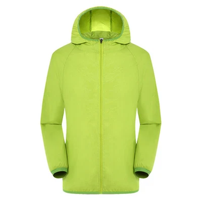 Hombres Mujeres Impermeable Impermeable Abrigo con Capucha Cremallera Completa Forrado Chaqueta para Lluvia Prendas para el torso EE. UU. Foto 1 de 4