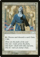 Magic MTG Tradingcard Exodus 1998 Peace of Mind 13/143