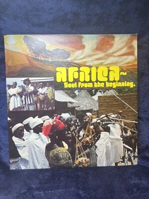 AFRICA Soul From The Beginning 2xLP Vinyl EX/EX Very Rare - Imagem 1 de 4