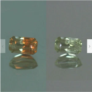 1.05ct unique 100% natural color change diaspore - Picture 1 of 3