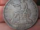 1873 P Silver Trade Dollar- Philadelphia, Fine/Vf Details