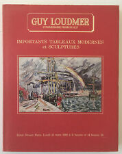Guy Loudmer vente 21 mars 1988