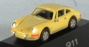 HERPA Porsche 911 (Yellow) 1/87 HO Scale Plastic Model NEW, RARE! - Picture 1 of 8
