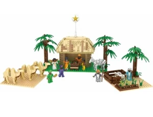Nativity Bricks serie internacional belén africano conjunto 603 piezas NUEVO - Imagen 1 de 13