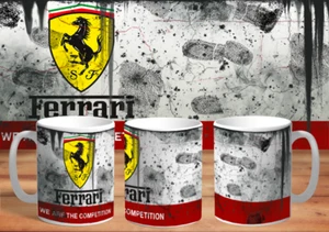 Ferrari Oil Can Tea/Coffee Mugs - Picture 1 of 2