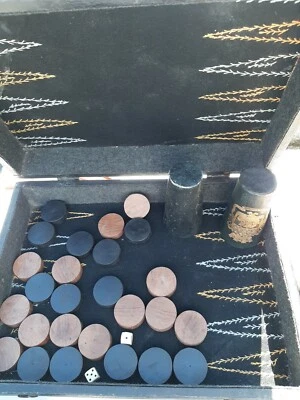 Backgammon ancien - Photo 1/4