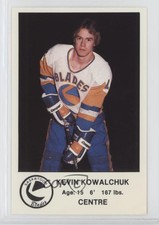 1983-84 Saskatoon Blades PLAY (Police Laws and Youth) Kevin Kowalchuk #13
