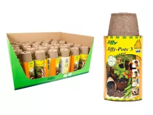 Jiffy 3 In. W. Round Peat Pot (20-Pack) - Picture 1 of 2