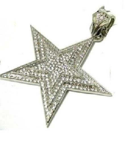 Collar Colgante Galaxia 3D Estrella Cristal Estilo Hip Hop Rap 36" Largo Cadena Franco Foto 1 de 1