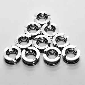 TRIPOD THREAD ADAPTER 1/4" TO 3/8" PACK OF 10 ADAPTOR HIGH QUALITY GERMAN MADE - Picture 1 of 1