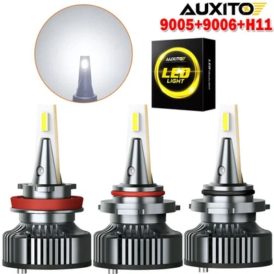AUXITO H11 9006 9005 Combo Faro LED Bombilla Antiniebla para Toyota Corolla RAV4 Foto 1 de 4