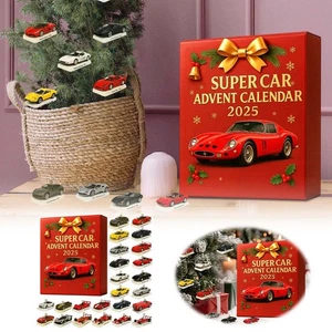 Adventskalender 2025 Weihnachten Auto Modell 24 Tage Weihnachten Countdown Box  - Bild 1 von 7