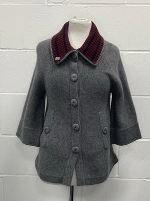 Серый кашемировый вязаный кардиган Marc By Marc Jacobs с коротким рукавом средний размер - Изображение 1 из 4