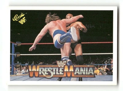 1990 Classic WWF Wrestling  Wrestlemania V  85 Hacksaw jim Duggan Bad News Brown - Image 1 of 2