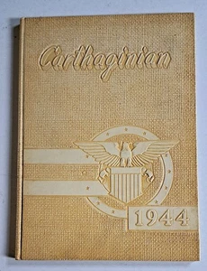 Anuario anual cartaginés 1944 Cartago High School MO Missouri Segunda Guerra Mundial - Imagen 1 de 5