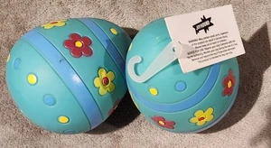 Joyhound Vinyl Osterei Hund Kauspielzeug 2er Set ca. 5 Zoll mit Quietscher - Bild 1 von 1