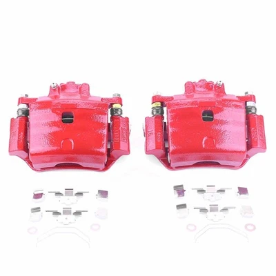 Pinzas PowerStop S5000 recubiertas de polvo rojo para 06-13 6 Fusion Milan MKZ Zephyr Foto 1 de 2