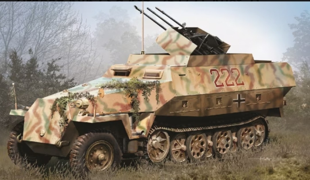 Militär Panzer Bausatz Sd.Kfz.251 - Modellbausatz Für Erwachsene 1:28