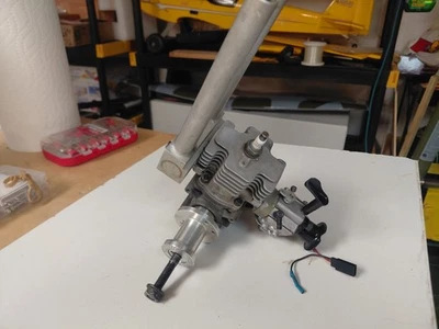 ZENOAH G20ie IGNITION AIRPLANE GAS ENGINE. With PITTS STYLE MUFFLER. - Image 1 of 4