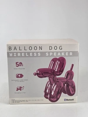 Vivitar Metallic Pink Wireless Bluetooth Balloon Dog Speaker--Brand New - Image 1 of 4