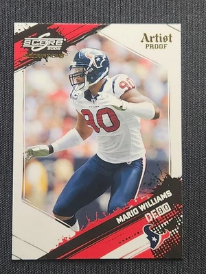 2009 Score Inscriptions Mario Williams Artists Proof /32  (Houston Texans) - Image 1 of 2
