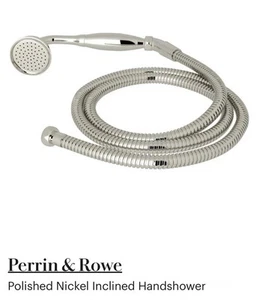 Perrin & Rowe Handshower NIB Handheld Shower Head Satin Nickel $1253 Retail - Picture 1 of 11