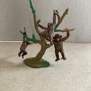 FIGUREN WILDTIERE BÄUME AFFE ZOO STARLUX BRITISCH JIM ELASTOLIN - Bild 1 von 8