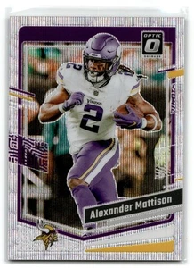 Donruss Optic #121 Alexander Mattison Wave #/300 2023 - Imagen 1 de 2