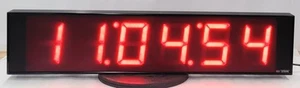 BRG Precision 7" ultrahelle 6-stellige synchronisierte Ethernet-Uhr EN670R-AFS - Bild 1 von 8