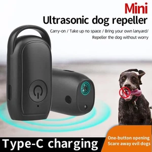 Mini dispositivo de disuasión de ladridos repelente ultrasónico recargable para perros al aire libre BU - Imagen 1 de 5