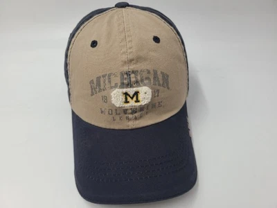 Gorra ajustable con tirantes (se adapta a la pequeña) de la Universidad de Michigan Wolverines NCAA Foto 1 de 4