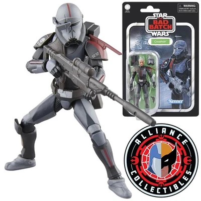 Figura de acción Hasbro 2025 Star Wars Vintage VC370 Bad Batch Crosshair escala 3,75" Foto 1 de 4